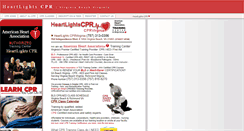 Desktop Screenshot of heartlightscpr.com